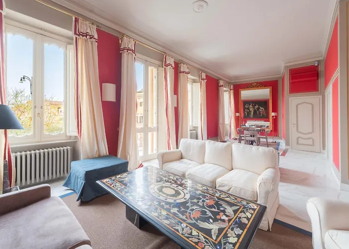 Apartment Vista Ara Pacis - Storico Di Lusso 5 Min Piazza Di Spagna Rom